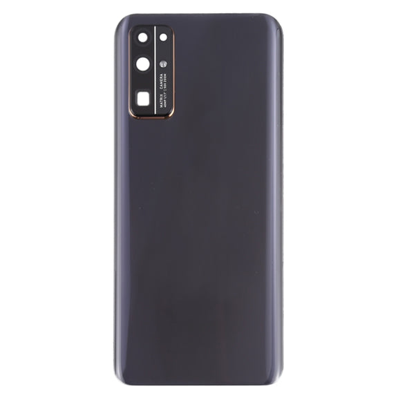 Original Battery Back Cover With Camera Lens Cover for Huawei Honor 30(Black)