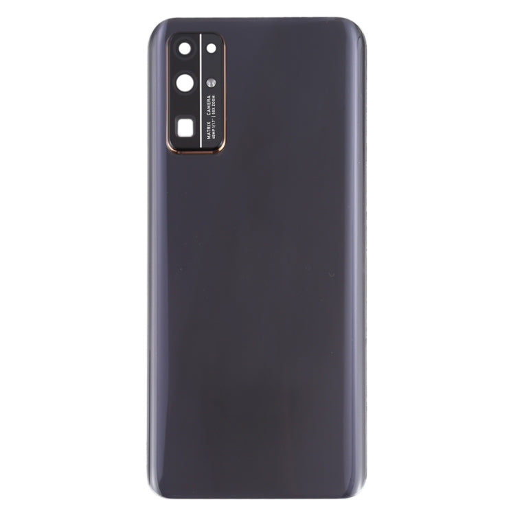 Original Battery Back Cover With Camera Lens Cover for Huawei Honor 30(Black)