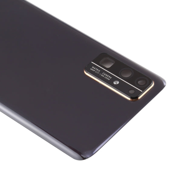 Original Battery Back Cover With Camera Lens Cover for Huawei Honor 30(Black)