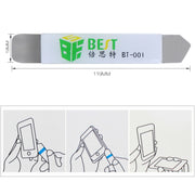 2 PCS BEST BST-001 Stainless Steel Blade Soft Thin Pry Spudger