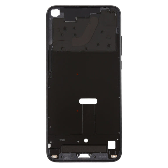 Front Housing LCD Frame Bezel Plate with Side Keys for Huawei Honor V20 (Honor View 20)(Black)