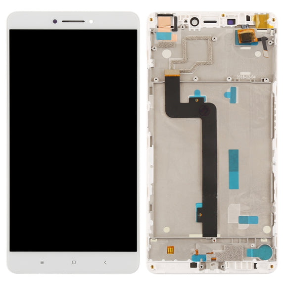 TFT LCD Screen for Xiaomi Mi Max Digitizer Full Assembly with Frame(White)