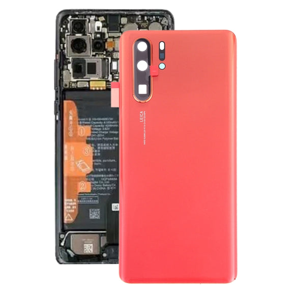Original Battery Back Cover with Camera Lens for Huawei P30 Pro(Orange)