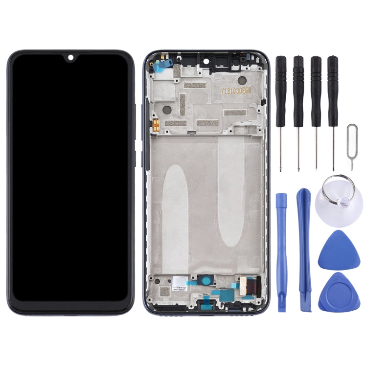 TFT LCD Screen for Xiaomi Mi CC9e / Mi A3 Digitizer Full Assembly with Frame(Black)