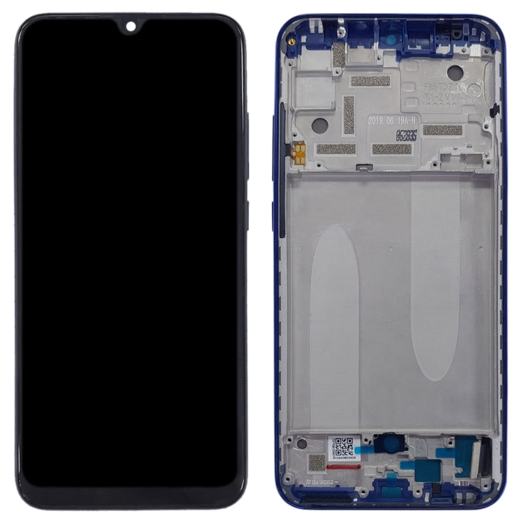 TFT LCD Screen for Xiaomi Mi CC9e / Mi A3 Digitizer Full Assembly with Frame(Blue)