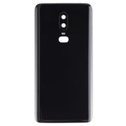 For OnePlus 6 Smooth Surface Battery Back Cover (Black)