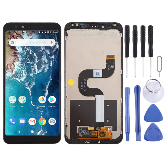 TFT LCD Screen for Xiaomi Mi 6X / A2 Digitizer Full Assembly with Frame(Black)