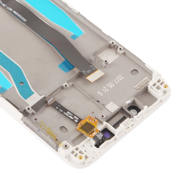 TFT LCD Screen for Xiaomi Redmi 4X Digitizer Full Assembly with Frame(White)