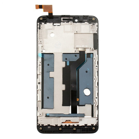 OEM LCD Screen For ZTE ZMax Pro / Z981 Digitizer Full Assembly with Frame���Black)