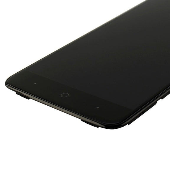OEM LCD Screen For ZTE ZMax Pro / Z981 Digitizer Full Assembly with Frame���Black)