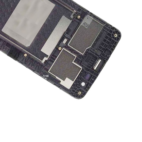 TFT LCD Screen for LG K8 2017 US215 M210 M200N with Digitizer Full Assembly with Frame  (Silver)