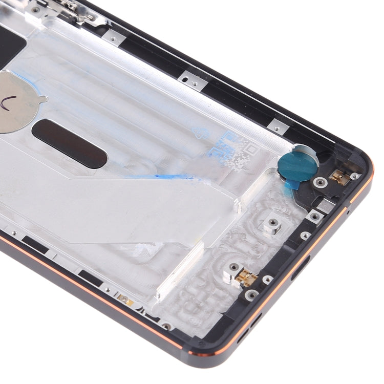 Battery Back Cover with Camera Lens & Side Keys & Fingerprint Sensor for Nokia 6.1 / 6 (2018) / 6 (2nd Gen)(Black)