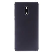 Battery Back Cover with Camera Lens & Side Keys for Nokia 6(Black)