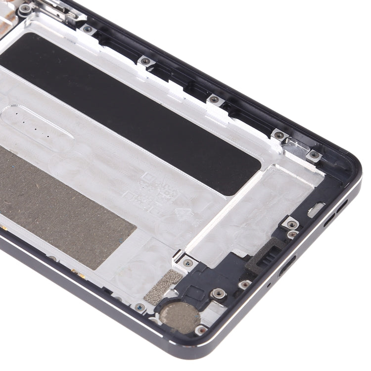 Battery Back Cover with Camera Lens & Side Keys for Nokia 6(Black)