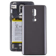 For OnePlus 6 Back Cover (Jet Black) - Back Cover by PMC TechLife | Online Shopping South Africa | PMC TechLife