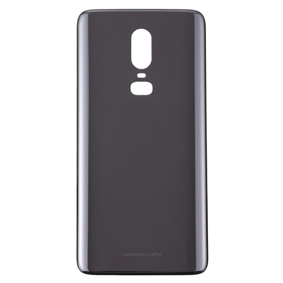 For OnePlus 6 Back Cover (Jet Black)