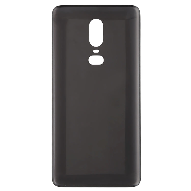 For OnePlus 6 Back Cover (Jet Black)