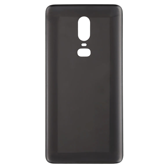 For OnePlus 6 Back Cover (Jet Black)