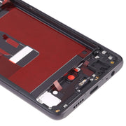 Front Housing LCD Frame Bezel Plate with Side Keys for Huawei P30(Black)