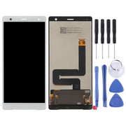 Original LCD Screen for Sony Xperia XZ2 with Digitizer Full Assembly(White)