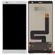 Original LCD Screen for Sony Xperia XZ2 with Digitizer Full Assembly(White)