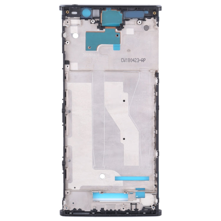 Front Housing LCD Frame Bezel for Sony Xperia XA2 Plus(Black)