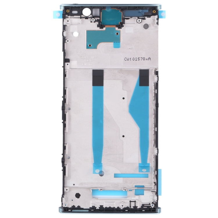 Front Housing LCD Frame Bezel for Sony Xperia XA2 Plus(Blue)