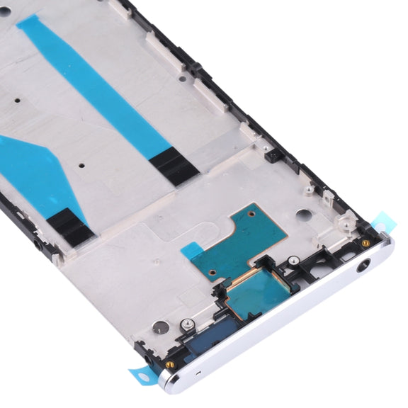 Front Housing LCD Frame Bezel for Sony Xperia XA2 Plus(Silver)