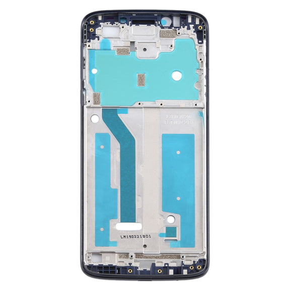 Front Housing LCD Frame Bezel for Motorola Moto G6 Play(Black)