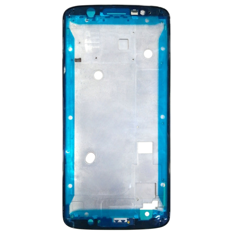 Front Housing LCD Frame Bezel for Motorola Moto G6 Plus(Black)