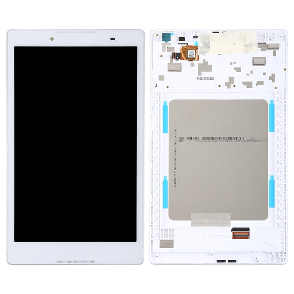 OEM LCD Screen for Lenovo Tab 2 A8-50 A8-50F A8-50LC Digitizer Full Assembly with Frame (White)