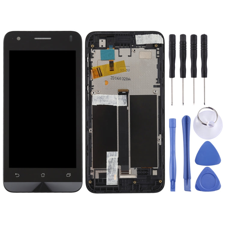 OEM LCD Screen for Asus Zenfone C ZC451CG Digitizer Full Assembly with Frame���Black)