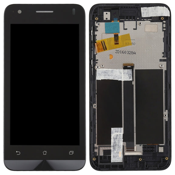OEM LCD Screen for Asus Zenfone C ZC451CG Digitizer Full Assembly with Frame���Black)