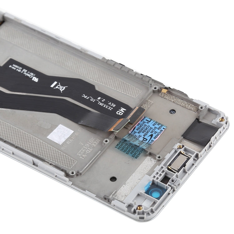 OEM LCD Screen for Asus Zenfone 3 Zoom ZE553KL Digitizer Full Assembly with Frame���White)