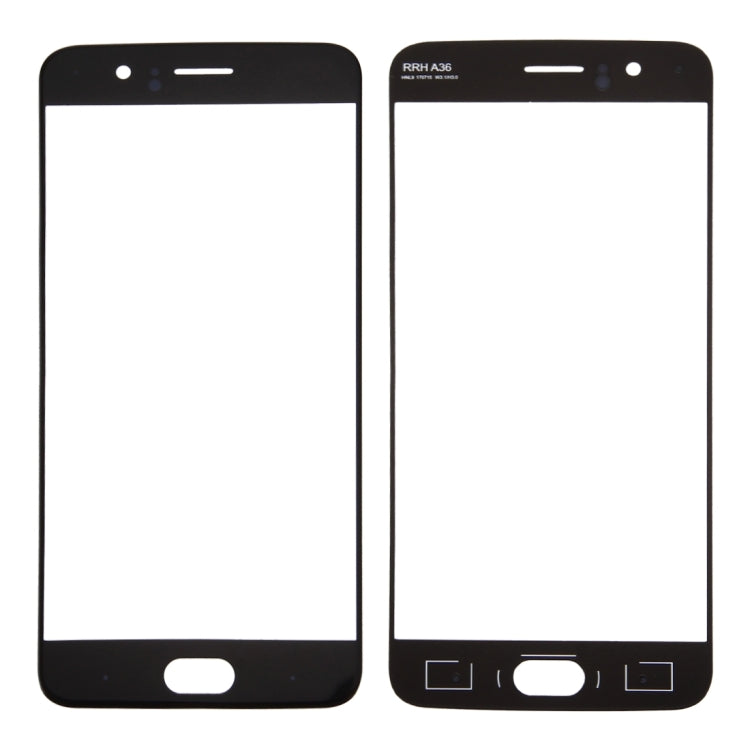 For OnePlus 5 Front Screen Outer Glass Lens (Black)