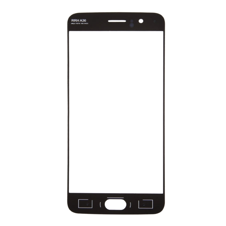 For OnePlus 5 Front Screen Outer Glass Lens (Black)
