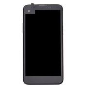 TFT LCD Screen for LG X Screen / K500 with Digitizer Full Assembly with Frame(Black)