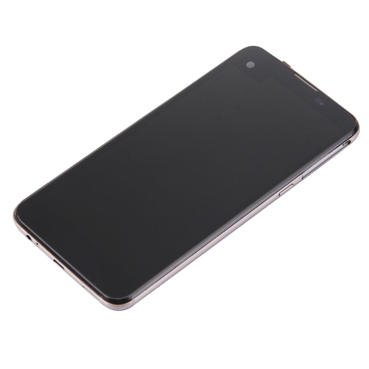 TFT LCD Screen for LG X Screen / K500 with Digitizer Full Assembly with Frame(Black)