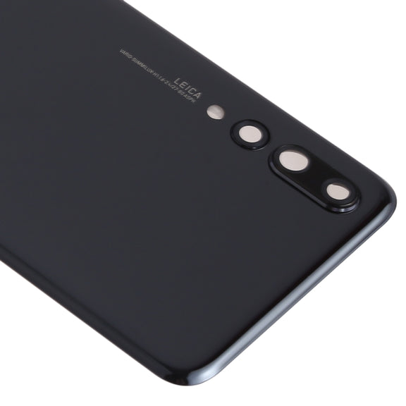 Battery Back Cover with Camera Lens for Huawei P20 Pro(Black)