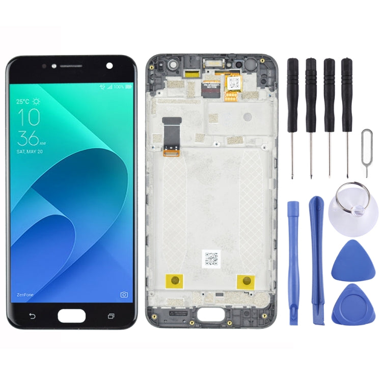 OEM LCD Screen for Asus Zenfone 4 Selfie ZB553KL X00LD X00LDA  Digitizer Full Assembly with Frame���Black)