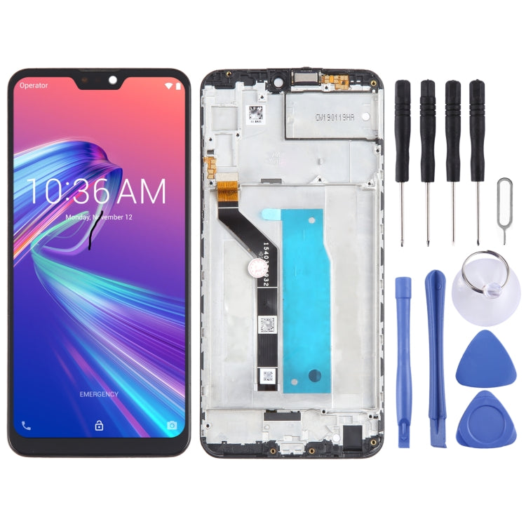 OEM LCD Screen for Asus Zenfone Max Pro (M2) ZB631KL  Digitizer Full Assembly with Frame���Black)