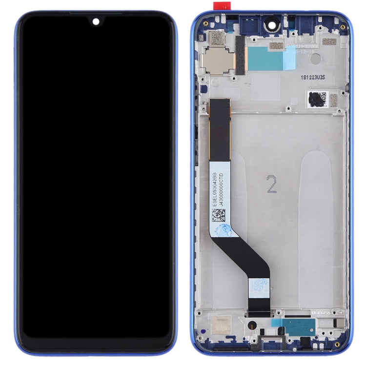 TFT LCD Screen for Xiaomi Redmi Note 7 / Redmi Note 7 Pro Digitizer Full Assembly with Frame(Blue)