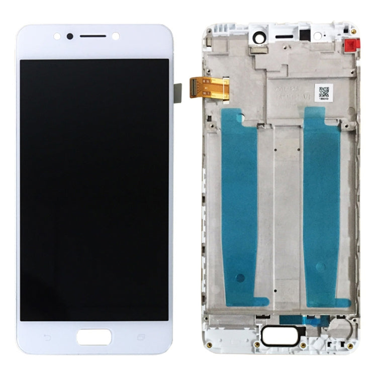 OEM LCD Screen for Asus Zenfone 4 Max ZC520KL X00HD Digitizer Full Assembly with Frame���White)