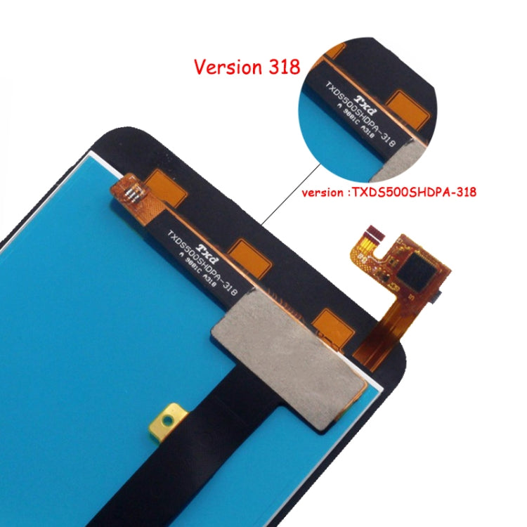 OEM LCD Screen for ZTE Blade A610 A610C with Digitizer Full Assembly (White)