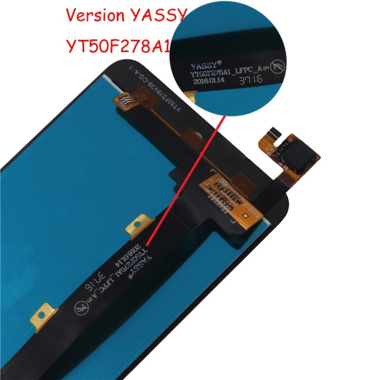 OEM LCD Screen for ZTE Blade A610 A610C with Digitizer Full Assembly (White)