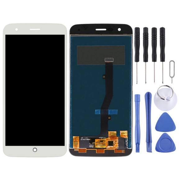 OEM LCD Screen for ZTE Blade V8 Lite with Digitizer Full Assembly (White)