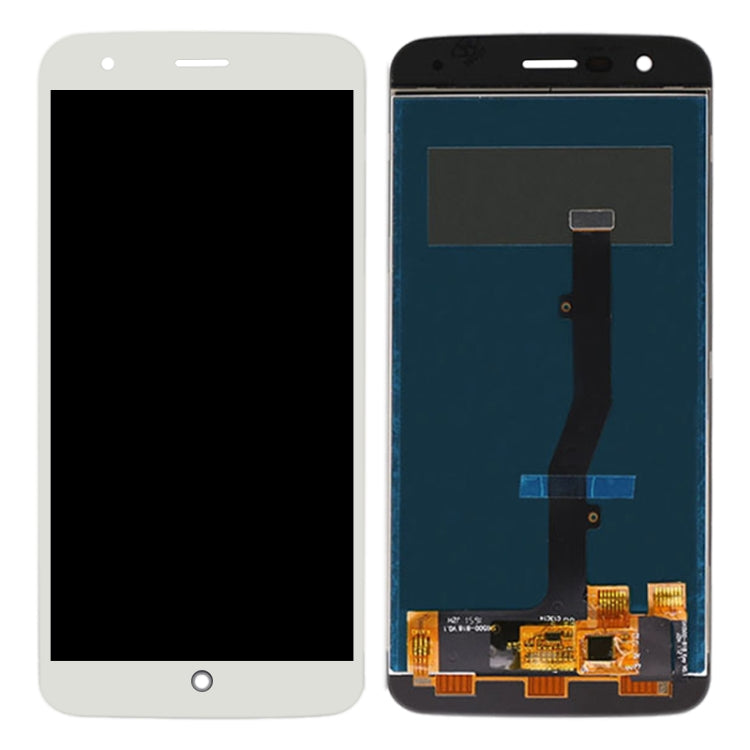 OEM LCD Screen for ZTE Blade V8 Lite with Digitizer Full Assembly (White)