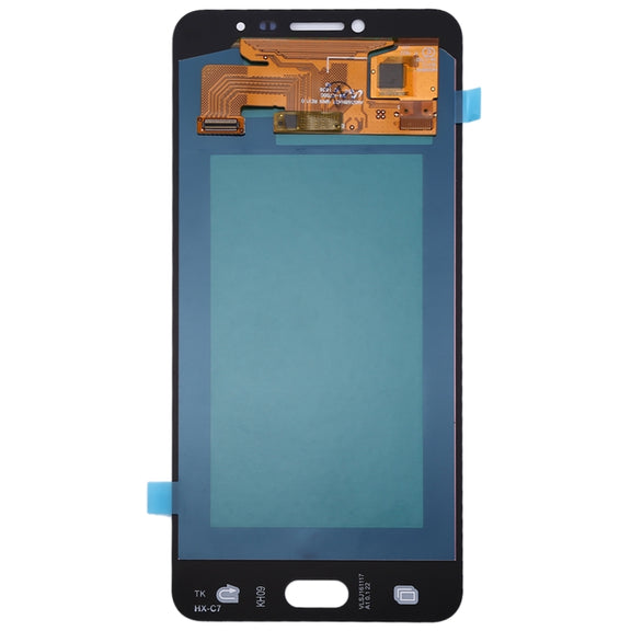 Oled LCD Screen for Galaxy C7 with Digitizer Full Assembly (White)