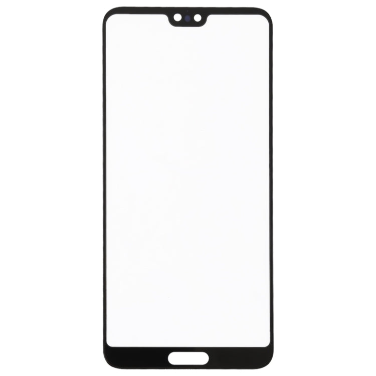 For Huawei P20 Pro 10PCS Front Screen Outer Glass Lens (Black)
