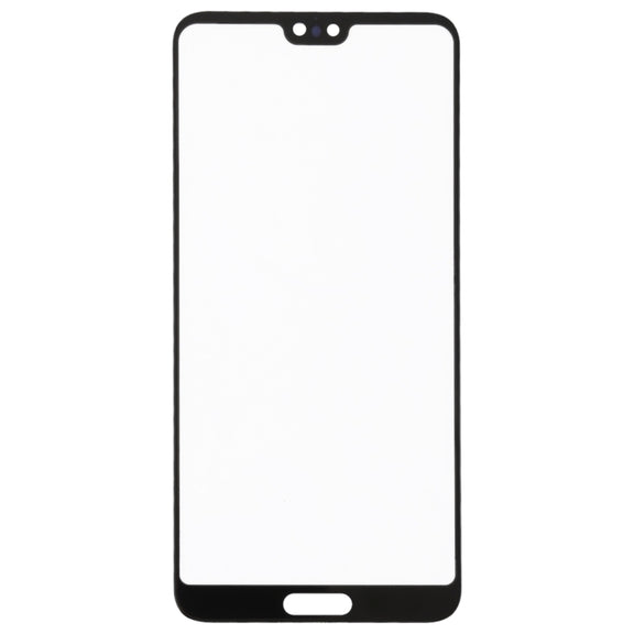For Huawei P20 Pro 10PCS Front Screen Outer Glass Lens (Black)